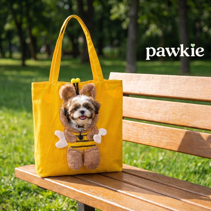pawkie dog tote bag