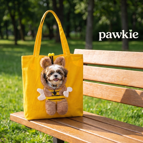 pawkie dog tote bag